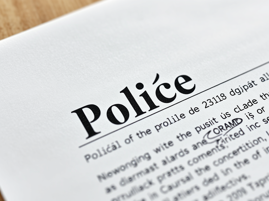 Poliçenin Şekil Şartları: TTK Çerçevesinde İnceleme